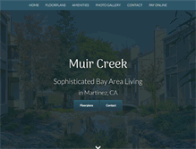 Tablet Screenshot of muircreekapts.com